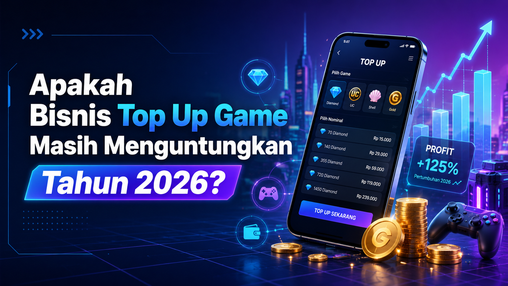 Apakah Bisnis Top Up Game Masih Menguntungkan Tahun 2026?